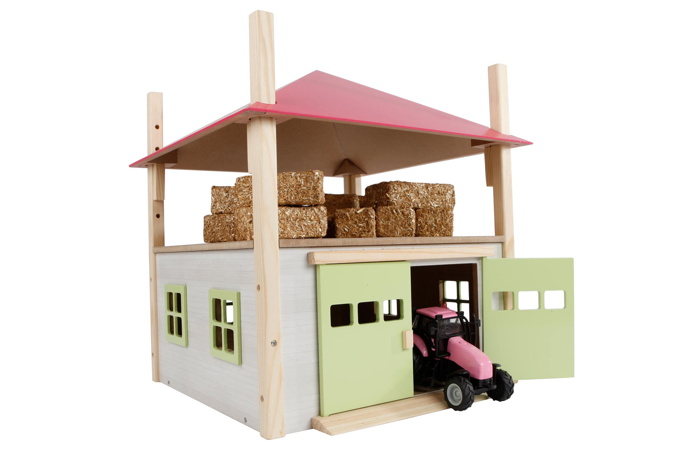Kids Globe 1:32 Scale Wood Hay Barn