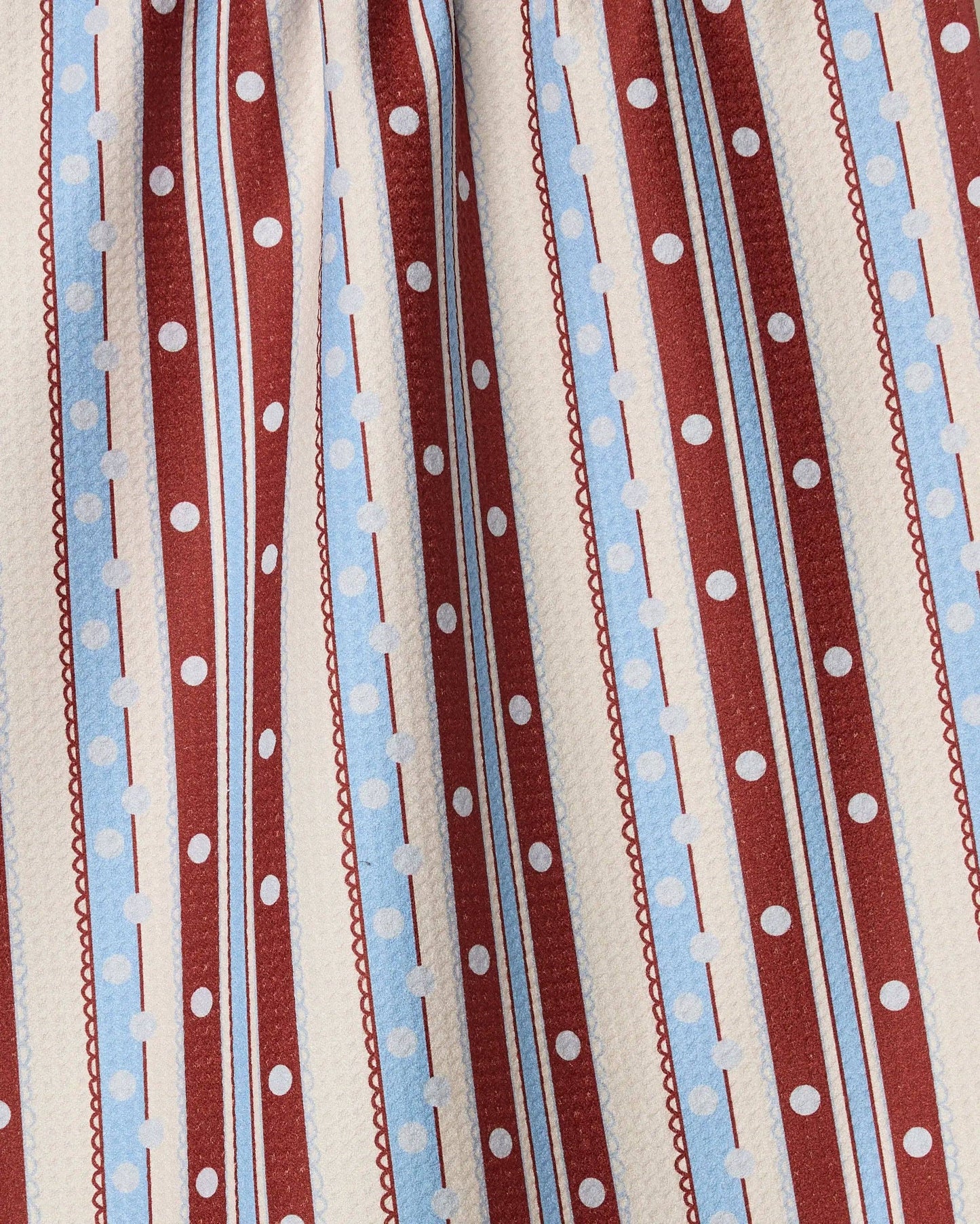 Blue Skies Stripes Tea Towel, Feathered Farmhouse