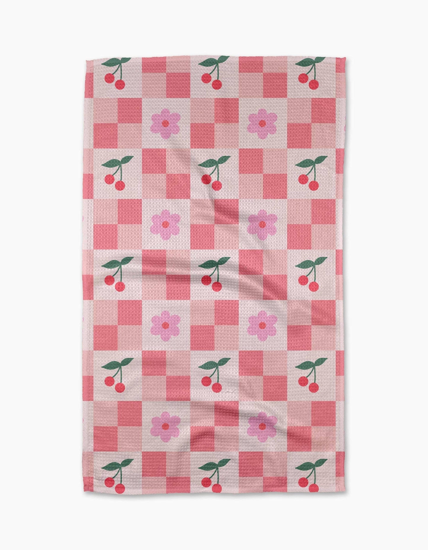 Floral and Cherries Tea Towel, Feathered Farmhouse