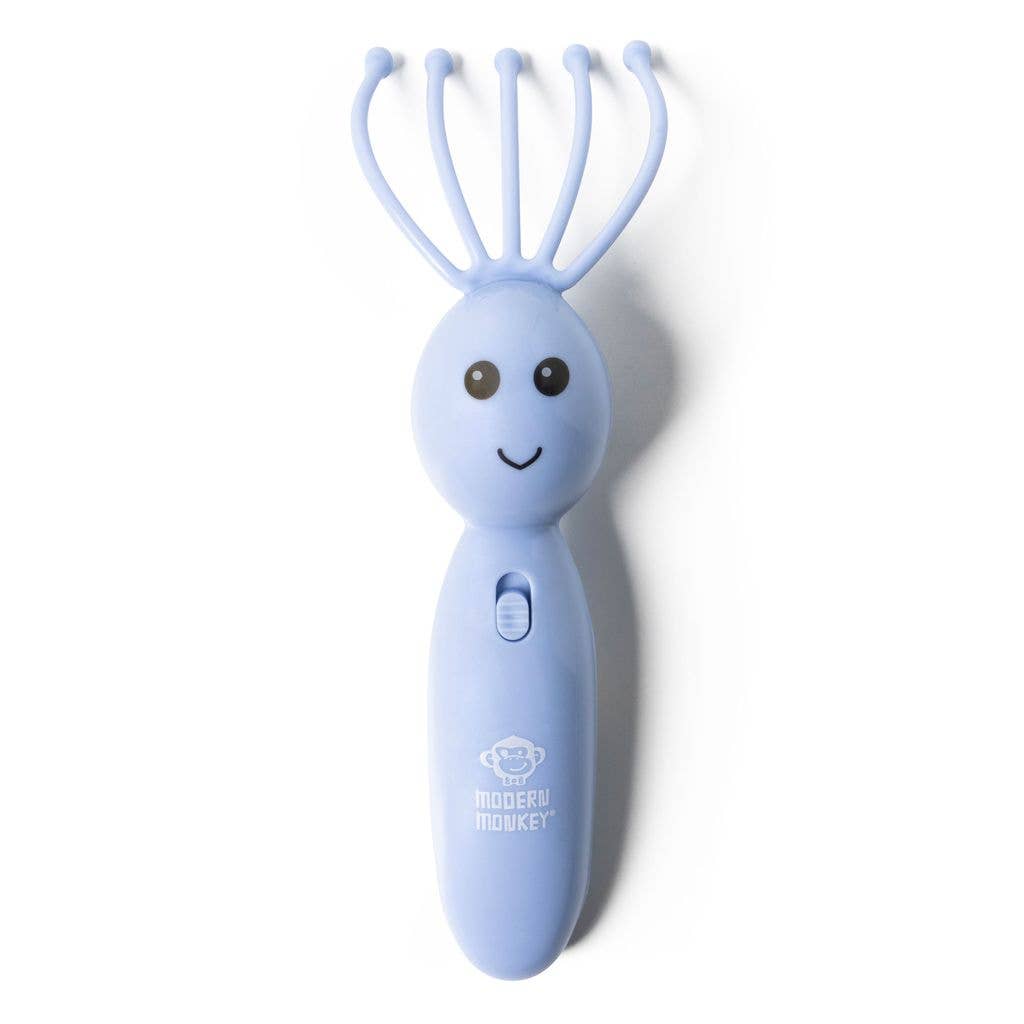 Modern Monkey Shrimp Scalpi Head Massager, Feathered Farmhouse