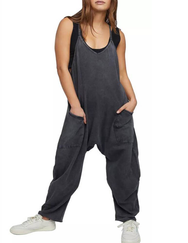 Sleeveless Daily Jumpsuit
