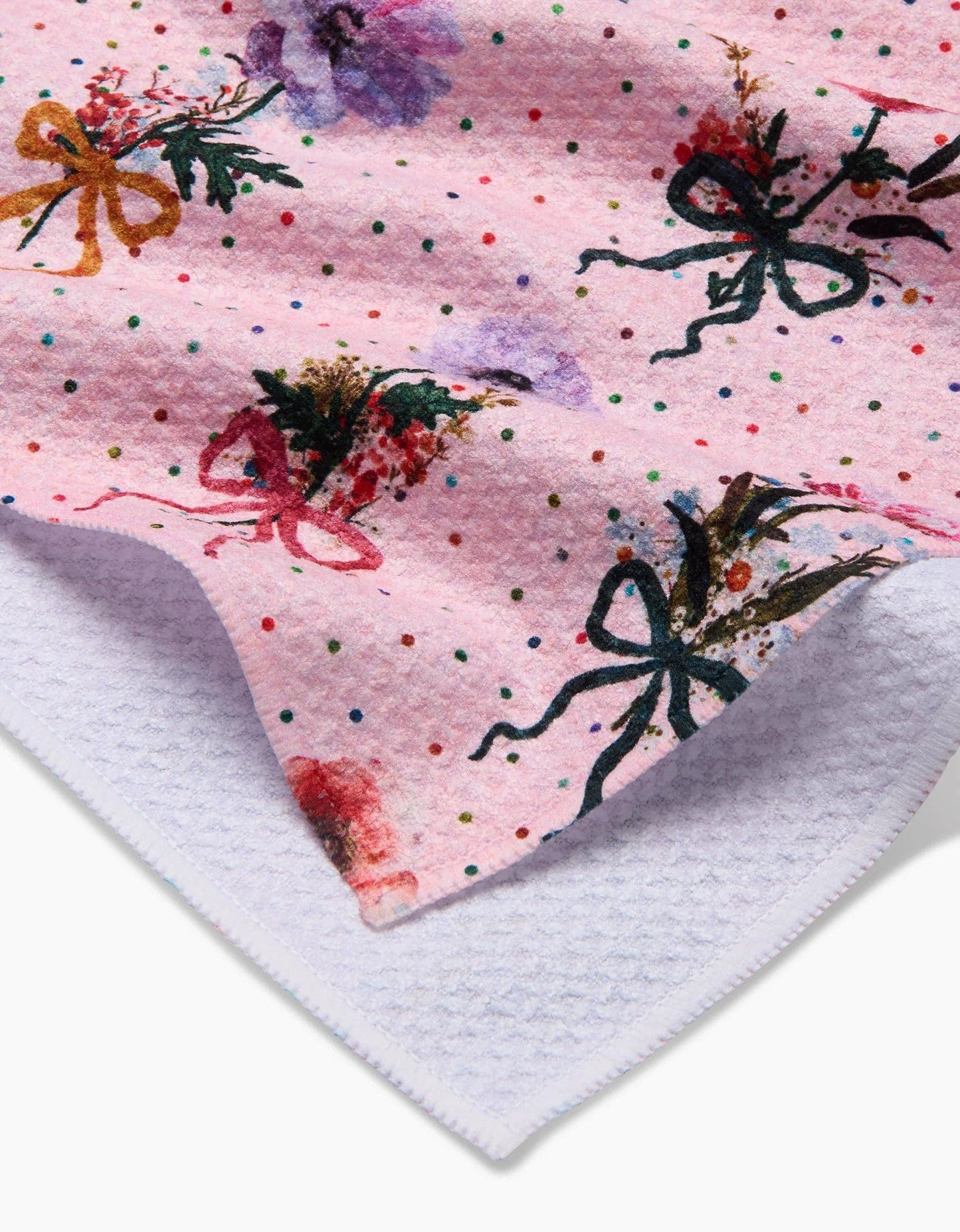 Bows and Dots Tea Towel, Feathered Farmhouse