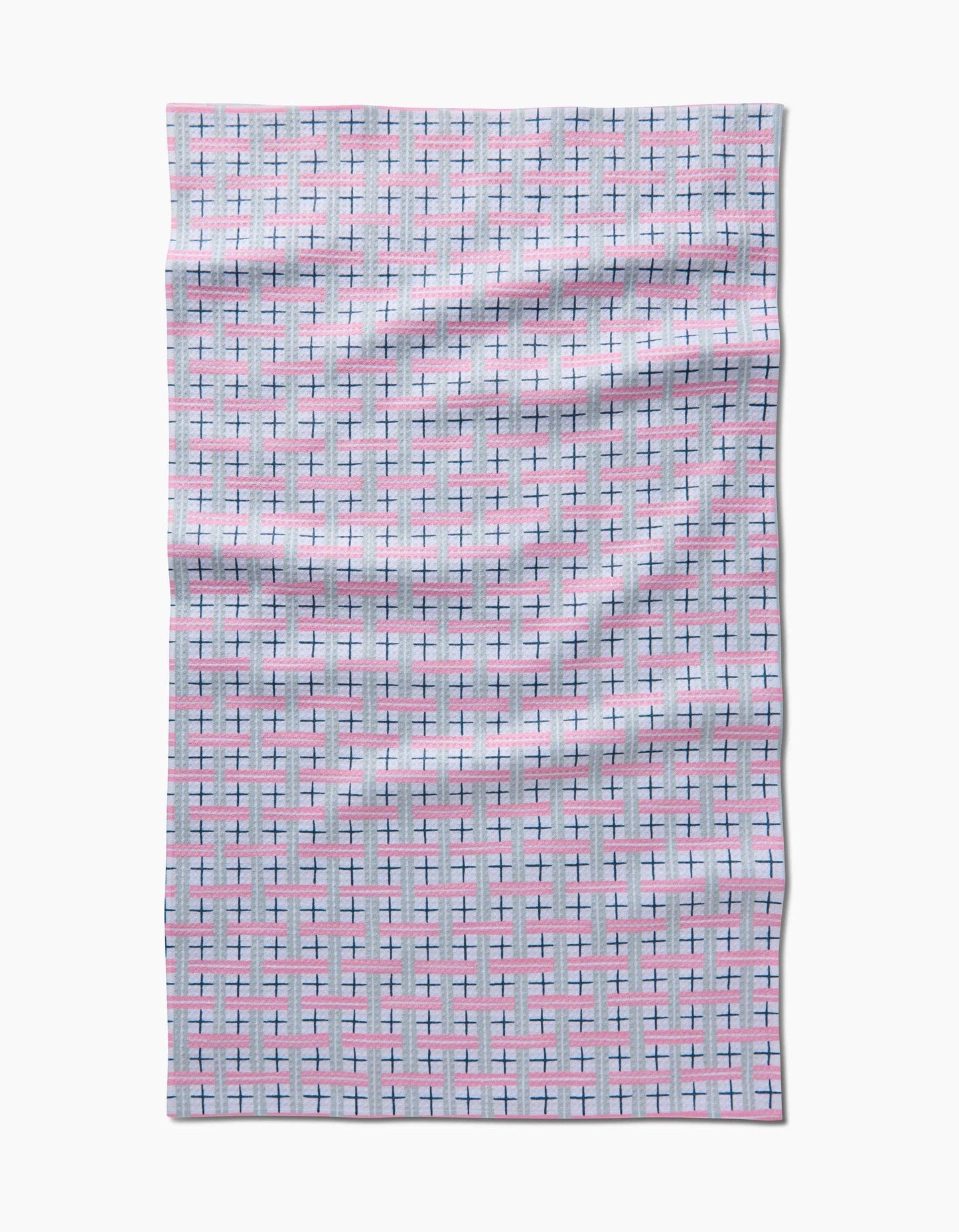 Spring Cottage Plaid Tea Towel, Feathered Farmhouse
