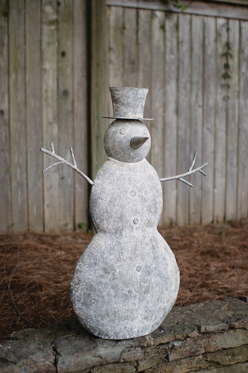 Metal Snowman, The Feathered Farmhouse