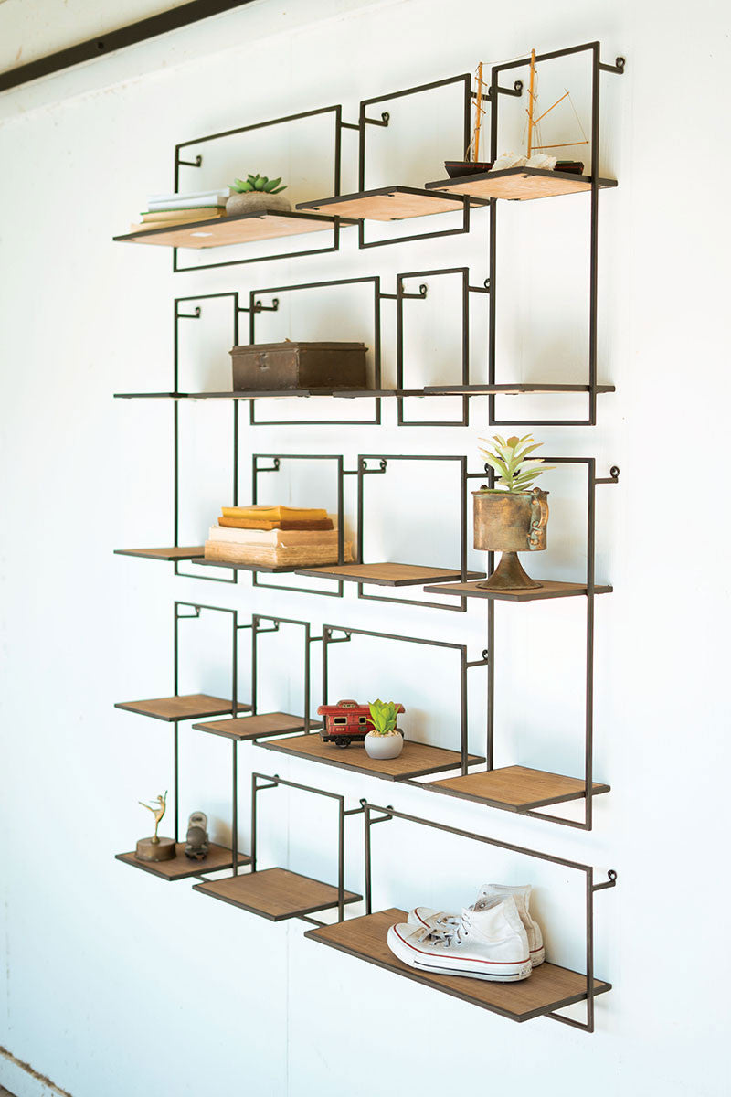 Multi Piece Wall Shelf, The Feathered Farmhouse