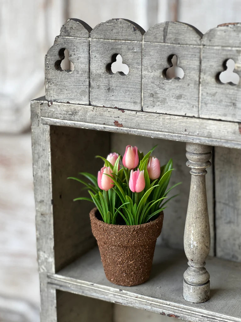 Teacup Tulip Pot, Feathered Farmhouse