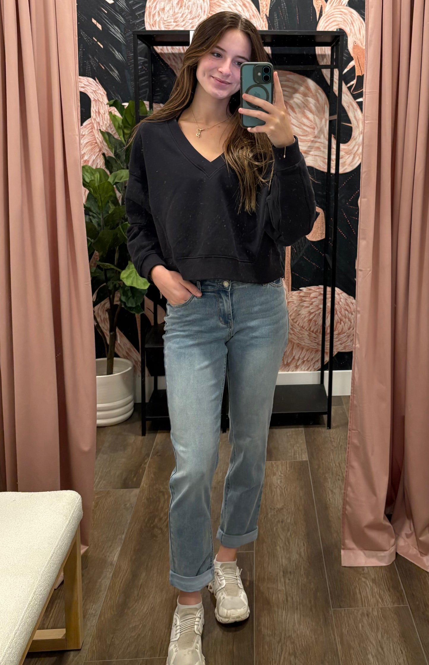 Judy Blue Cool Denim Cuff BF