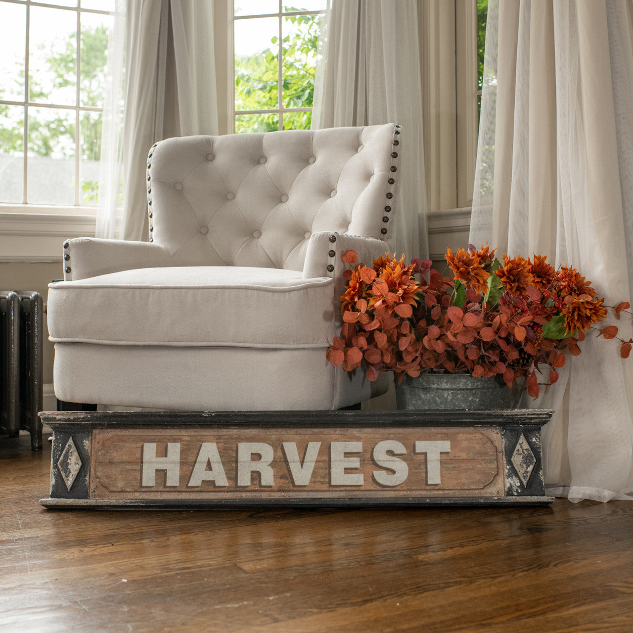 Harvest Sign, The Feathered Farmhouse