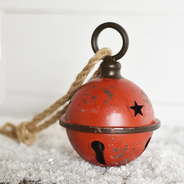 Old Red Tin Bell, The Feathered Farmhouse