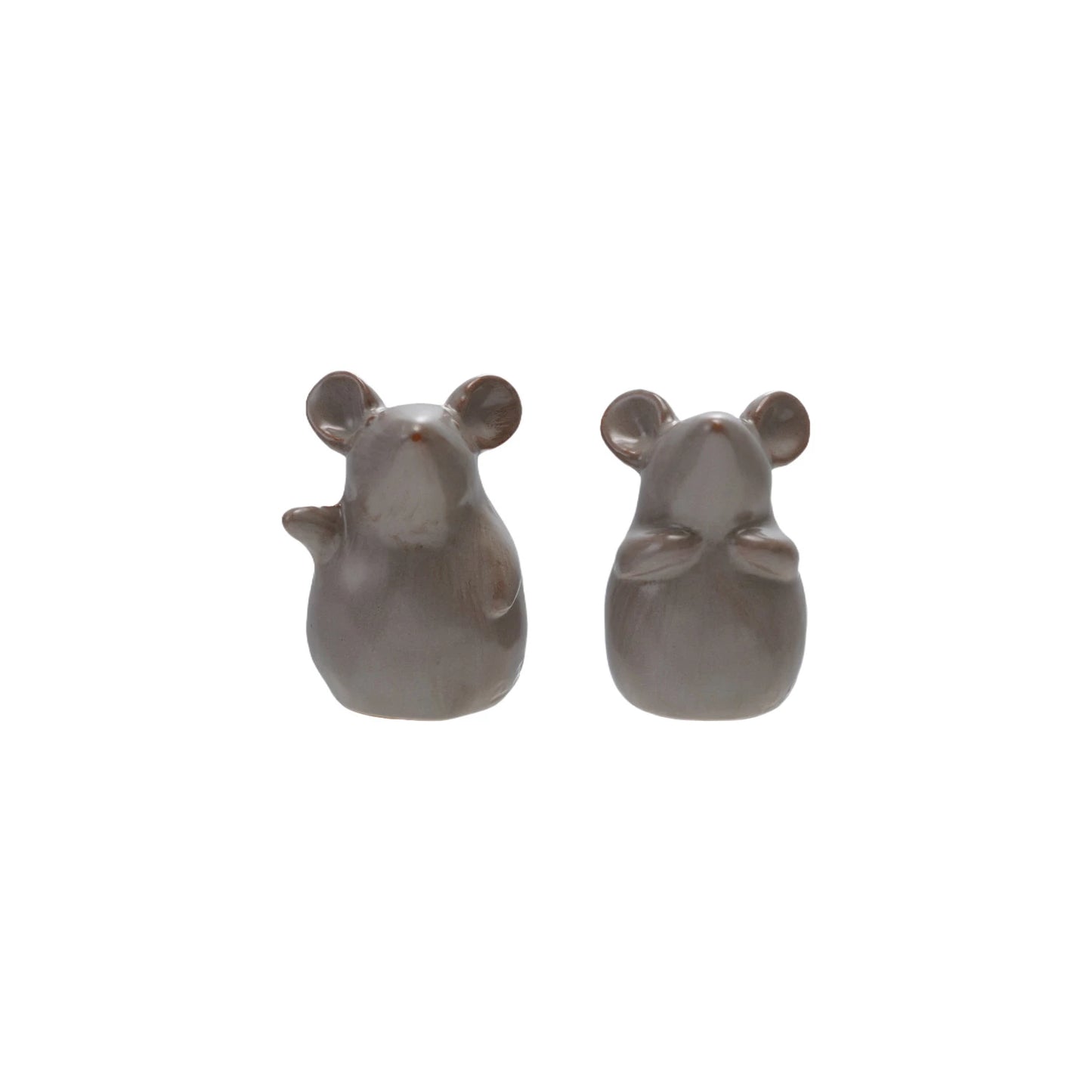 Stoneware Mouse, Feathered Farmhouse