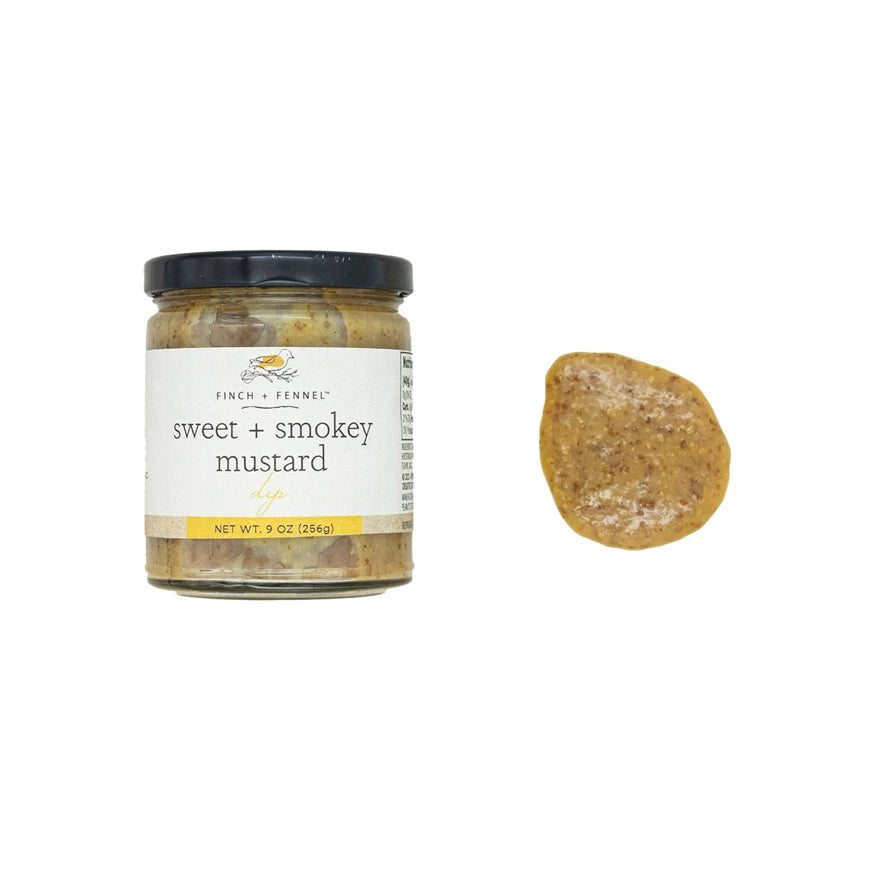 Sweet + Smokey Mustard Dip, Feathered Farmhouse
