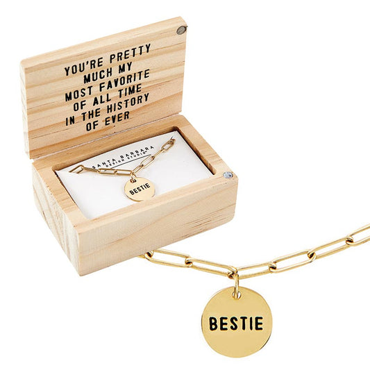 Bestie Link Necklace, The Feathered Farmhouse