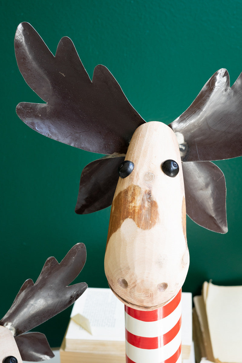 Recycled Iron Moose, The Feathered Farmhouse