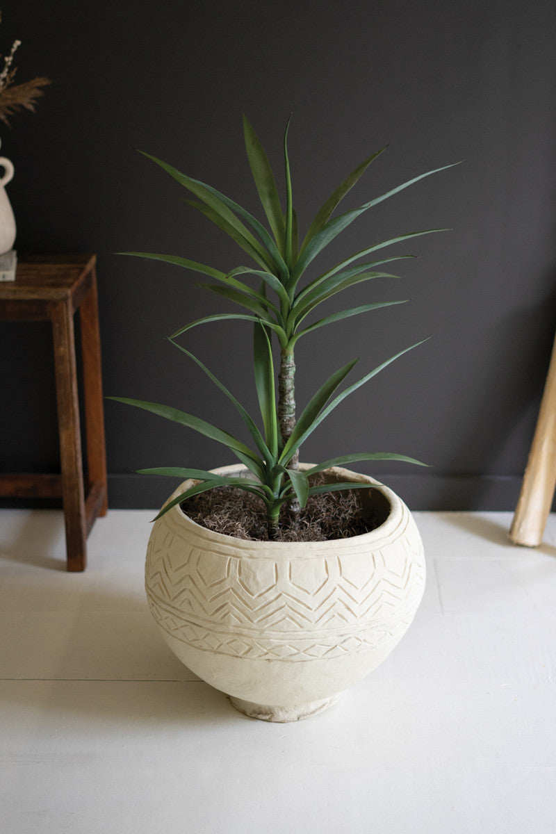 paper mache pots for plants Paper Mache Planter