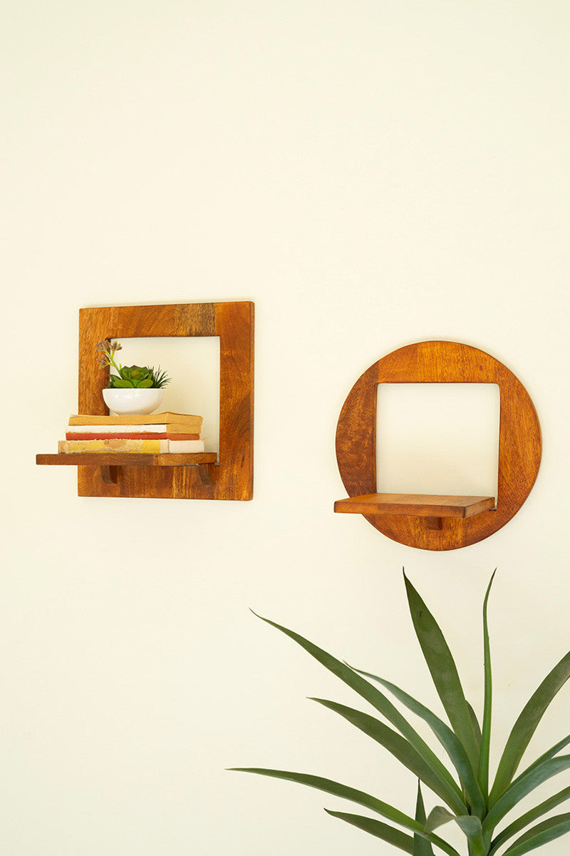 Folding Wall Shelves, The Feathered Farmhouse