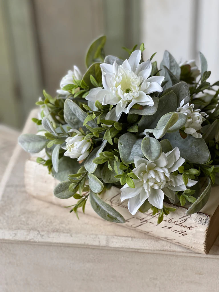 Arabesque Blooms Orb, Feathered Farmhouse