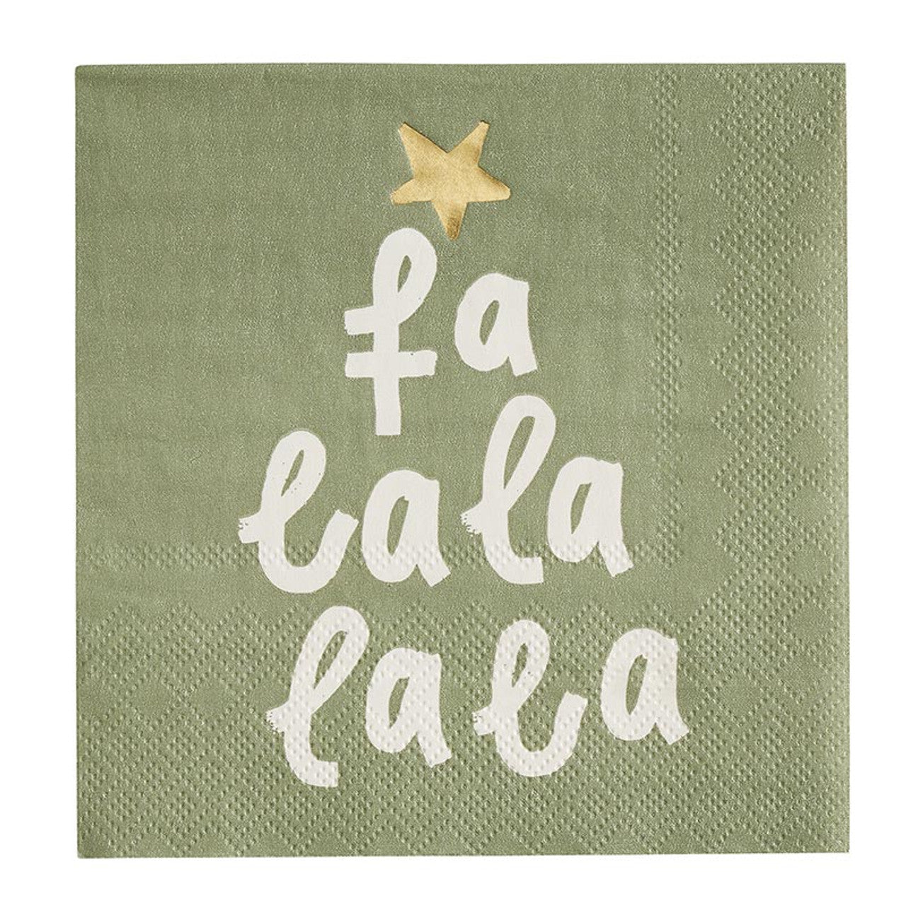 Fa La La La Cocktail Napkins, Feathered Farmhouse