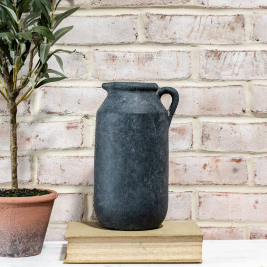 Charcoal Handle Vase, The Feathered Farmhouse