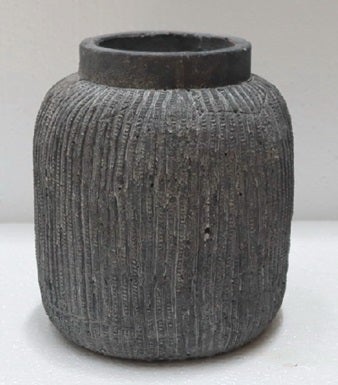 Charcoal Line Vase