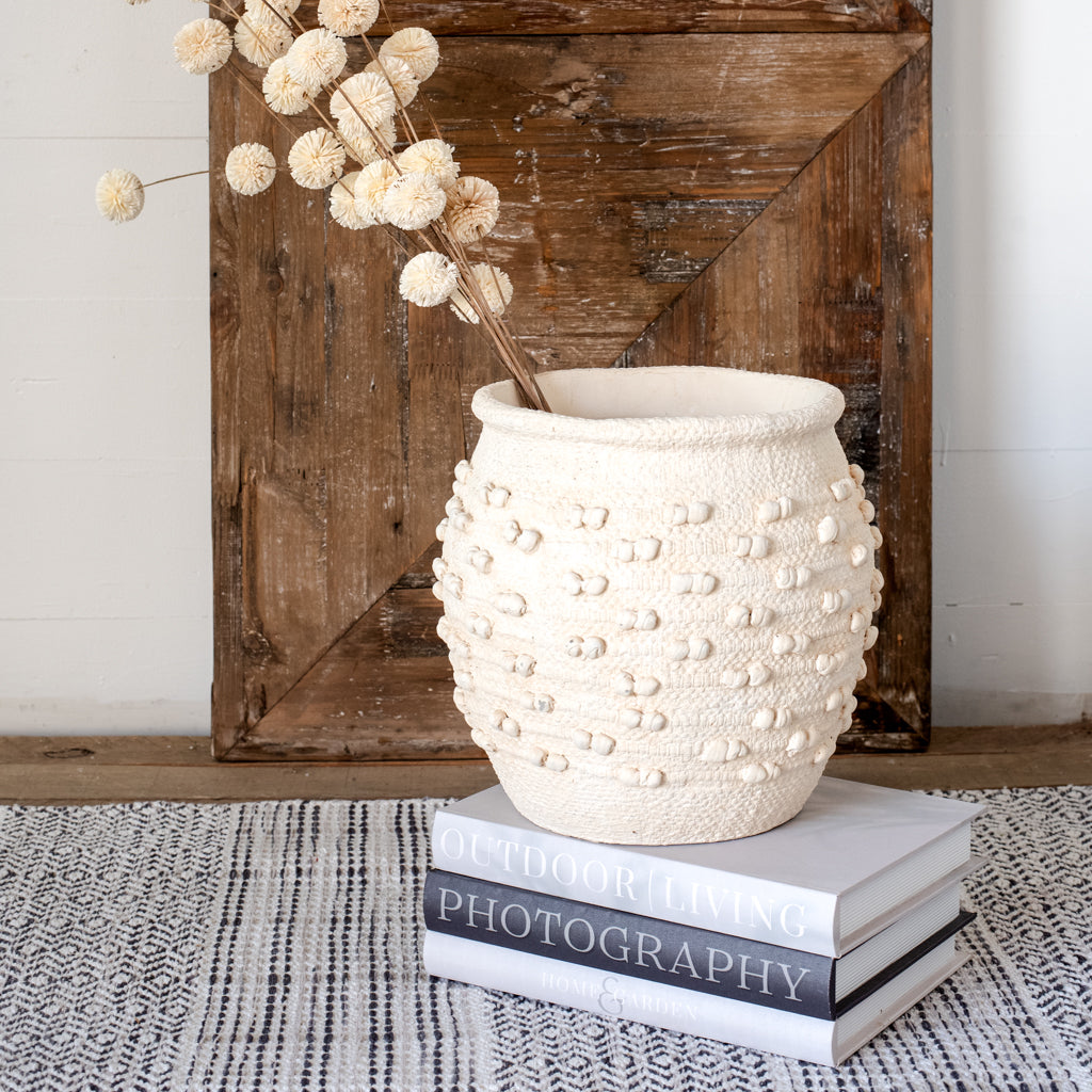 White Knot Vase, The Feathered Farmhouse