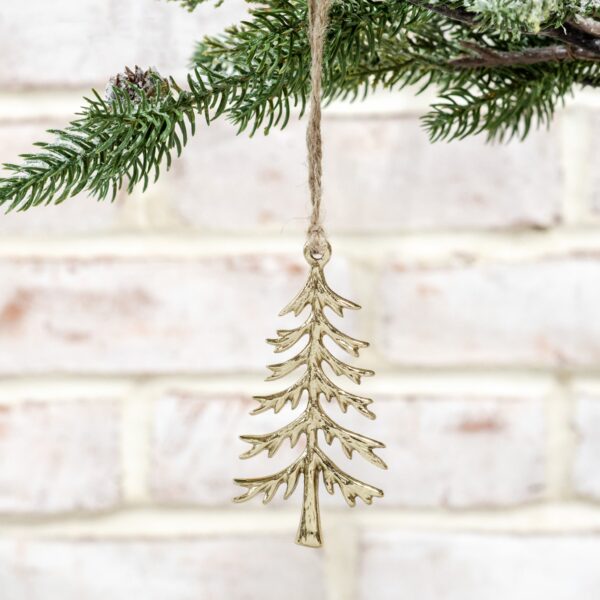 Gold Tree Ornament, The Feathered Farmhouse