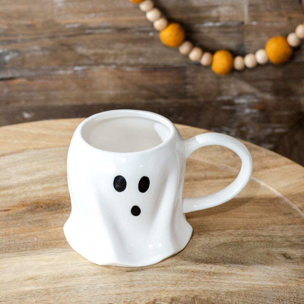 Ceramic Ghost Mug, The Feathered Farmhouse