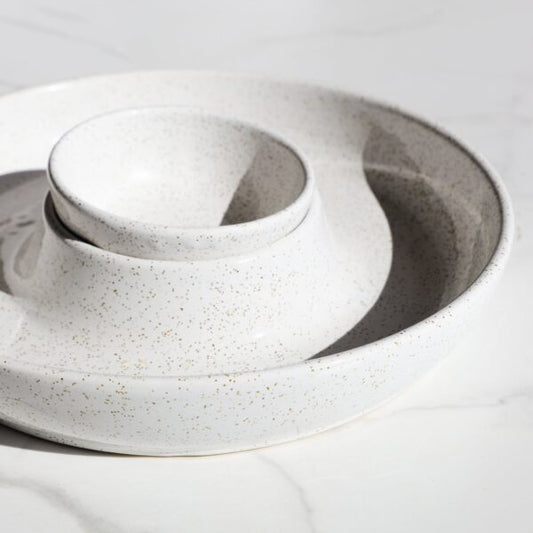 Serving Dish w/ Bowl, The Feathered Farmhouse