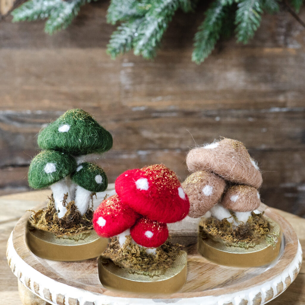 Mushroom Decor, The Feathered Farmhouse