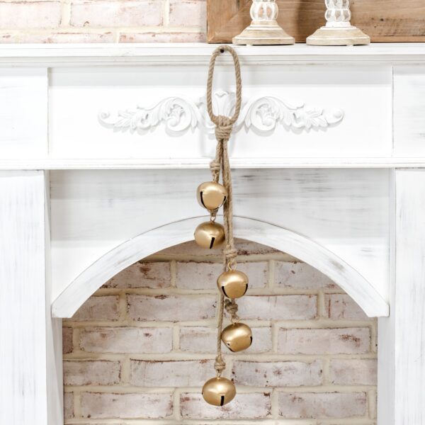 Antique Bell w/ Jute Hanger, The Feathered Farmhouse