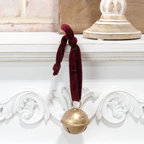 Gold Jingle Bell Holder