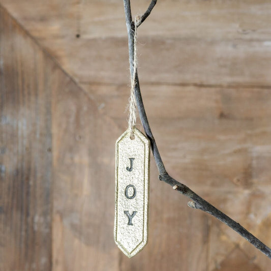 Joy Tag Ornament, The Feathered Farmhouse