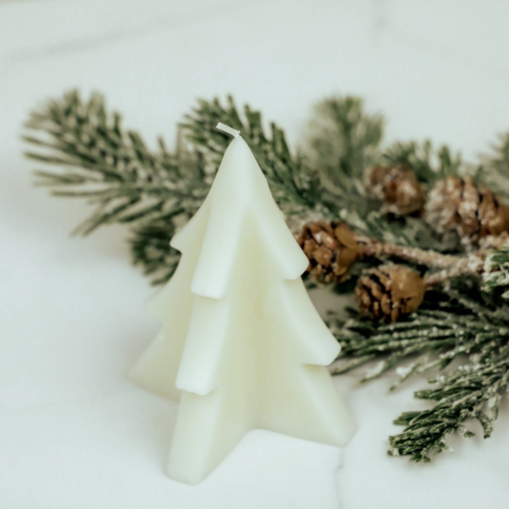 Layered Tree Candle, The Feathered Farmhouse
