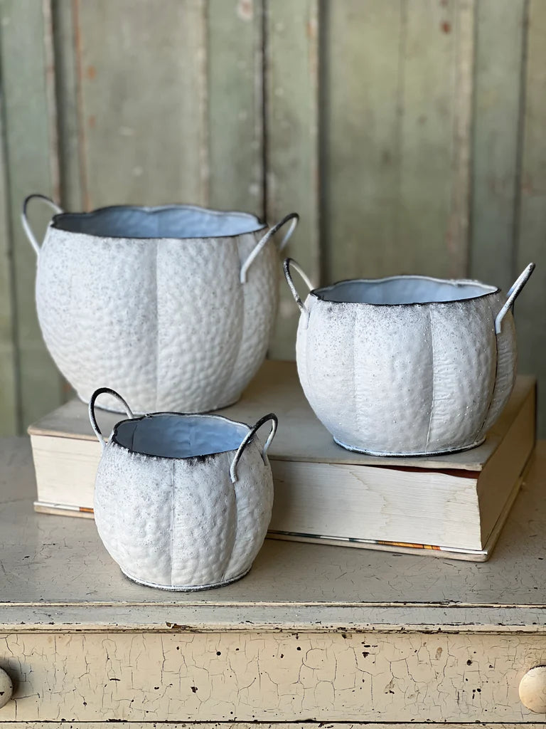 Lumina Pumpkin Planters, The Feathered Farmhouse