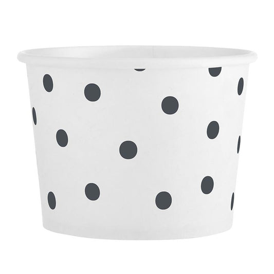 Dots Paper Ice Cream Cups, Feathered Farmhouse