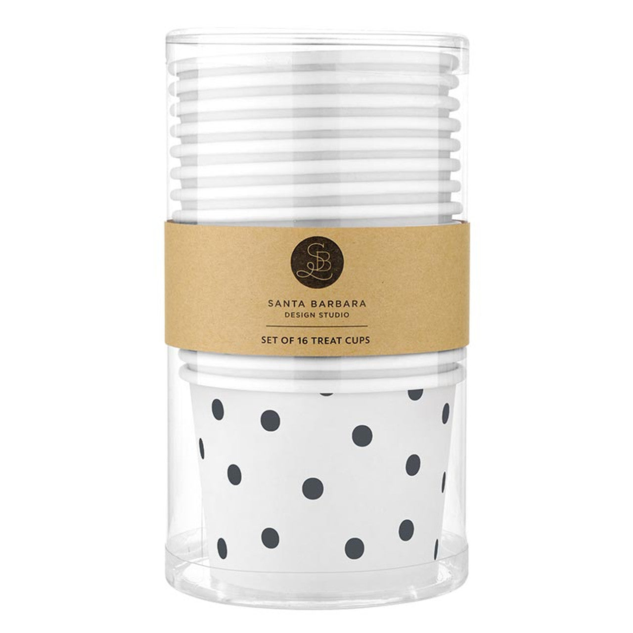 Dots Paper Ice Cream Cups, Feathered Farmhouse