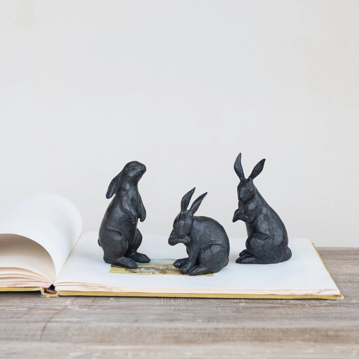 Resin Rabbit, Feathered Farmhouse