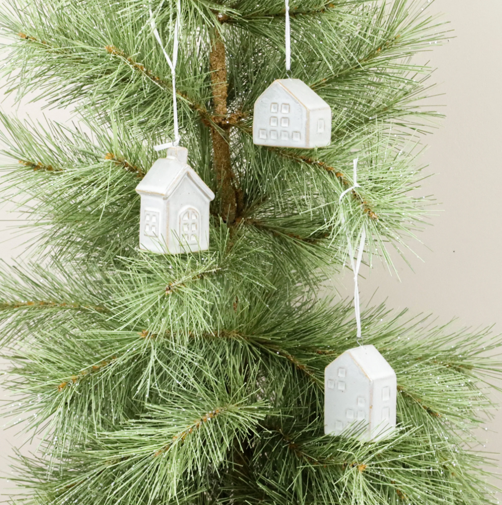 White House Ornament, The Feathered Farmhouse