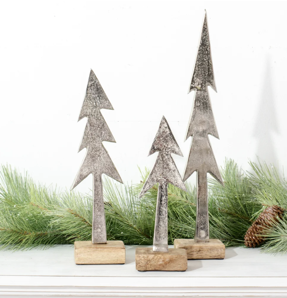 Nickle Plated Trees, The Feathered Farmhouse