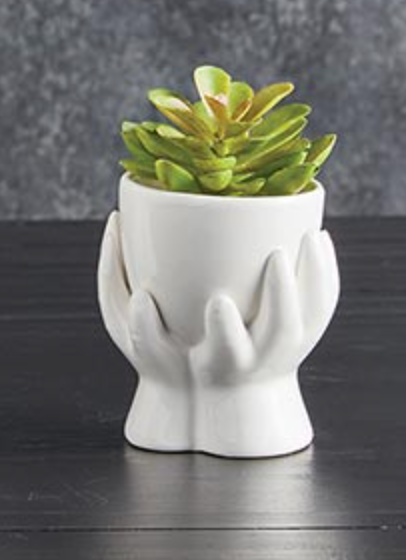 Hand Palm Planter, The Feathered Farmhouse