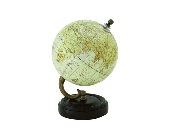 Yellow Wood Globe, The Feathered Farmhouse