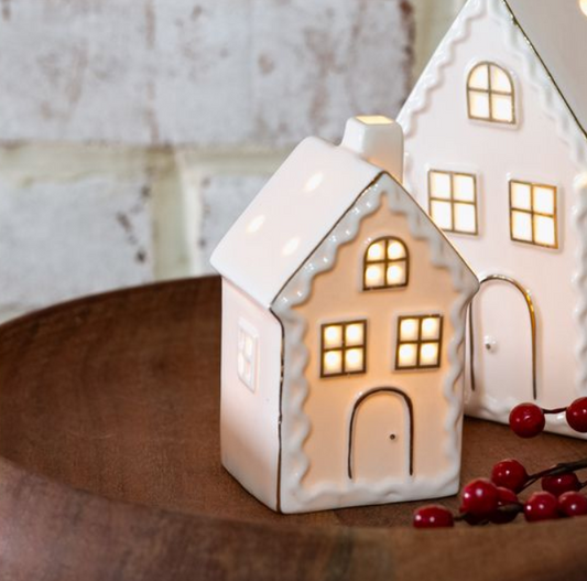 White LED House, Feathered Farmhouse