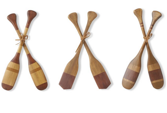 Wooden Paddles, Feathered Farmhouse