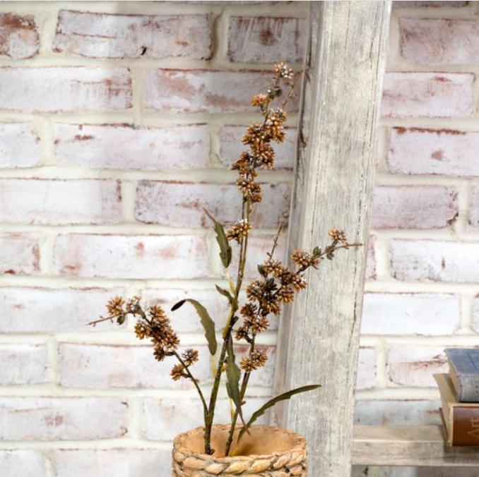 Wild Flower Branch, Feathered Farmhouse