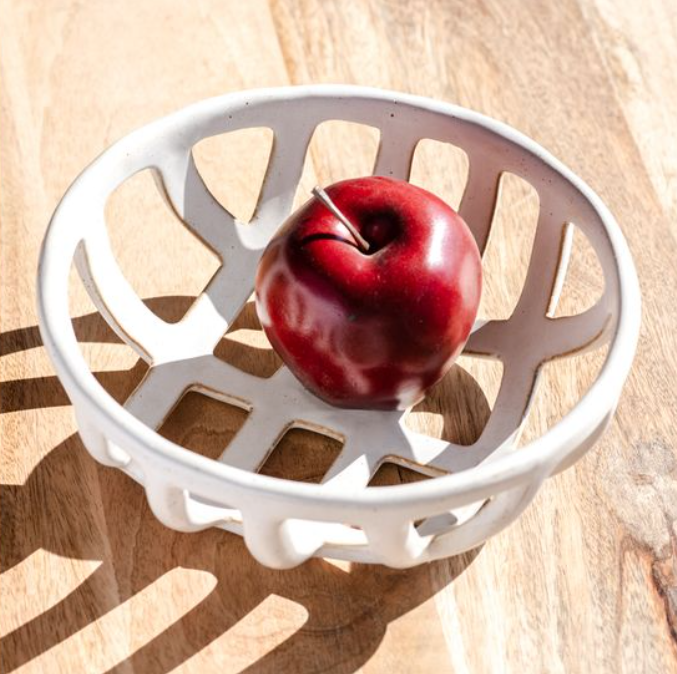 Artisan Fruit Basket, Feathered Farmhouse