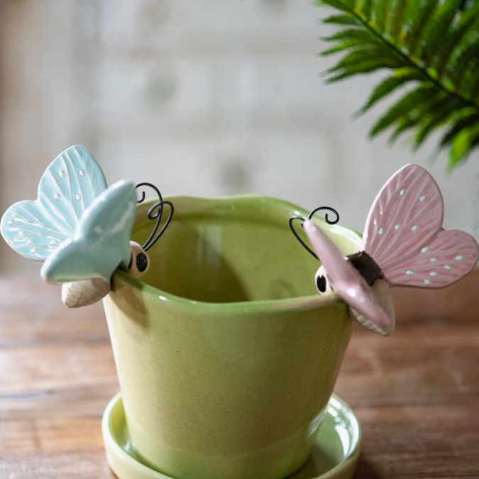 Butterfly Pot Hanger, Feathered Farmhouse