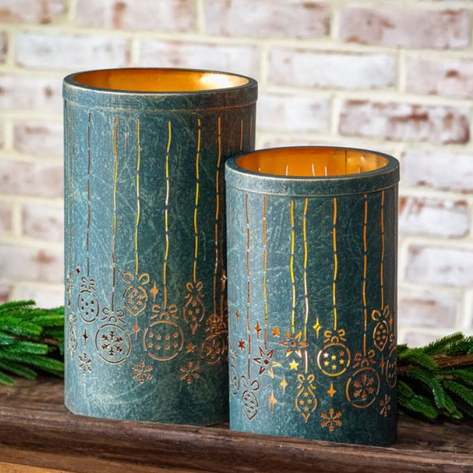 Ornament Design Lantern, Feathered Farmhouse