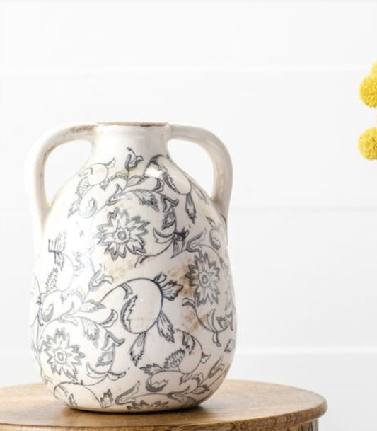 Heirloom Handle Vase, The Feathered Farmhouse