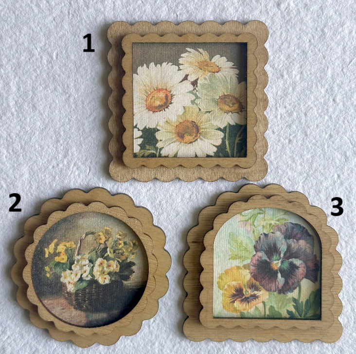 Summer Florals Magnet, Feathered Farmhouse