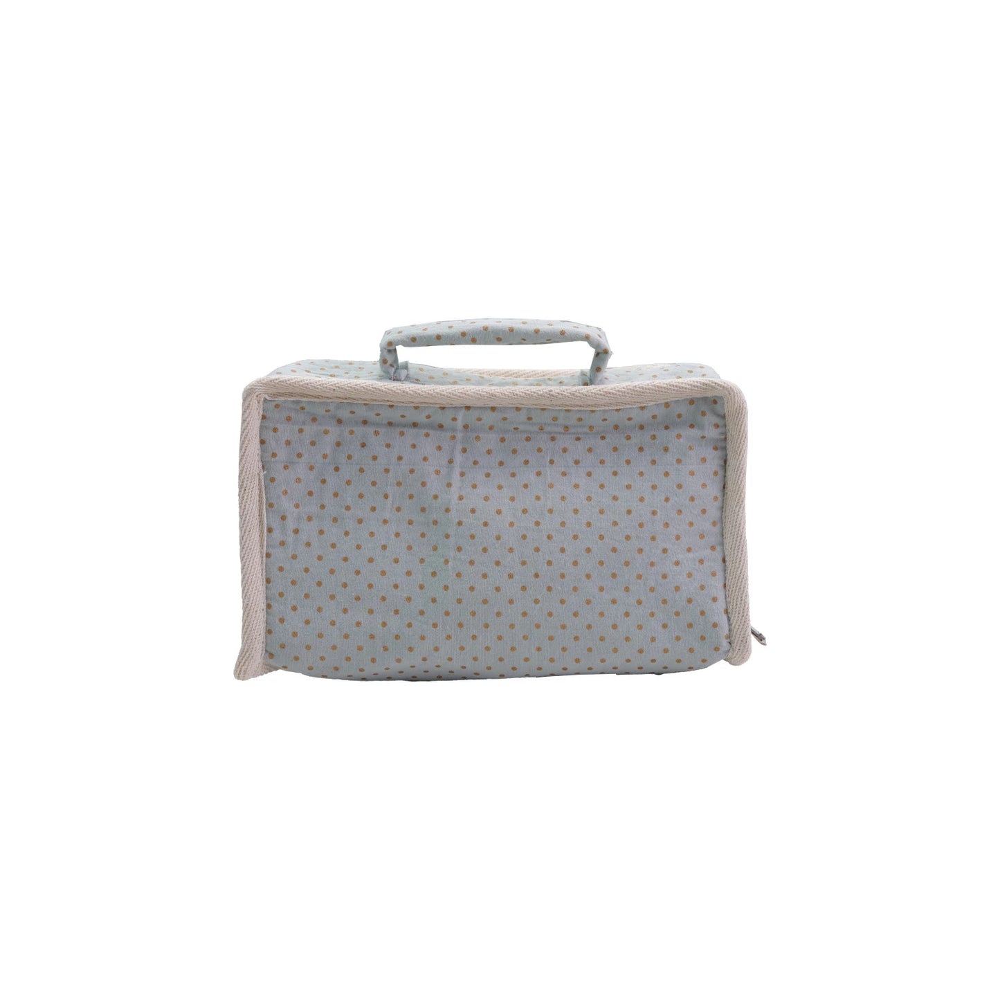 Fabric Suitcase Bed with Plush Bear & Outfits, Feathered Farmhouse