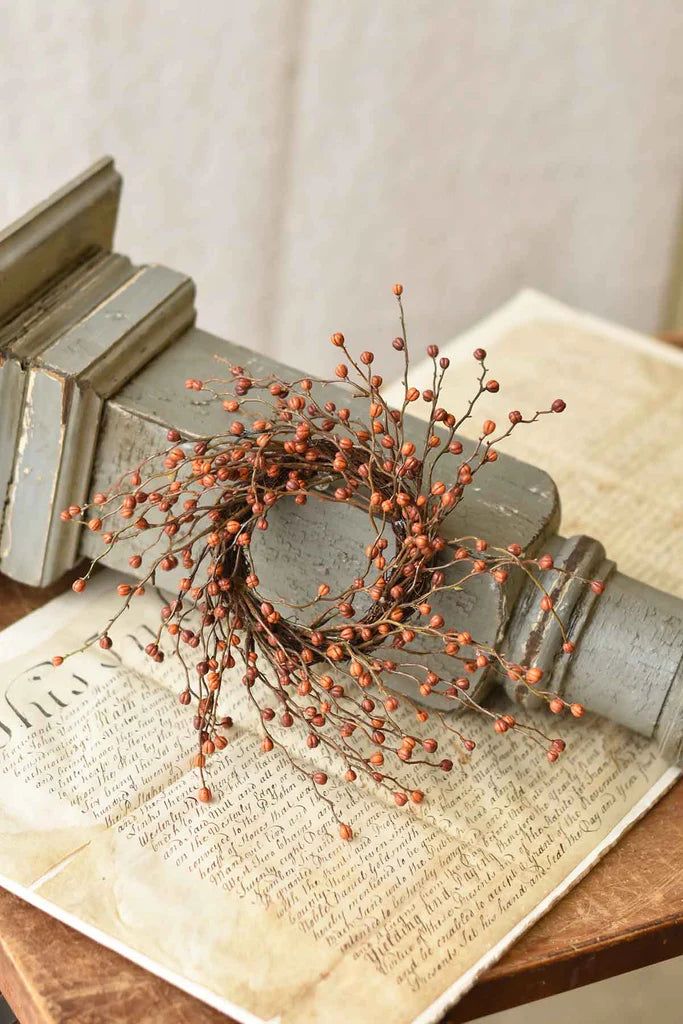 Heart Berries Candle Ring, The Feathered Farmhouse